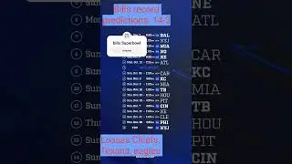 buffalo bills record predictions #nfl #billsmafia #buffalobills #shorts