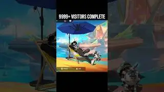 9999+ Visitors Complete ✅ - Garena Free Fire #shorts #freefire #youtubeshorts #viral #trending