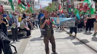 For Iran and Palestine, Canal Quarter, Churchill Way Cardiff