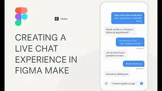 Creating a Live Chat Experience in Figma Make | Doctor-Patient Chat for TeleMed+ App