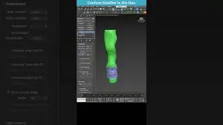 Wrap Geometry with Conform Modifier in 3ds Max | Quick Tutorial #shorts  #3dsmax