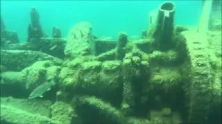 ROV footage on the shipwreck Monohansett