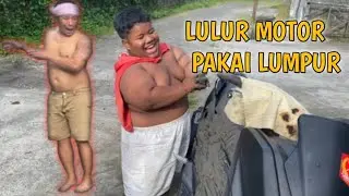 LULUR MOTOR PAKAI LUMPUR #lawakbali #comedibali @panpungproject