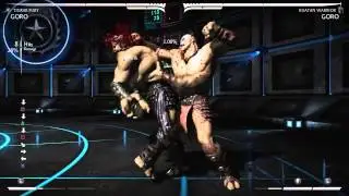 Mortal Kombat X TF Goro Meterless Corner Combo / Setup