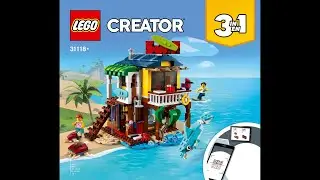 LEGO 31118 Surfer Beach House (4K) - building instructions 1/3