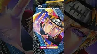 Quando voc&ecirc; &eacute; desenhista e F&atilde; de Naruto &eacute; isso que da! 😅  #desenho #draw #anime #naruto #drawing