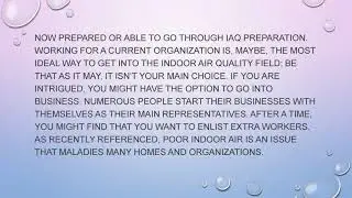 Purefilters - The Importance of Indoor Air Quality Certification