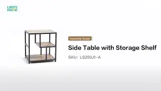 LINSY HOME LS209J1-A Side Table Instruction