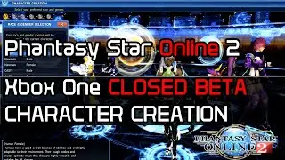 Phantasy Star Online 2 - Xbox Beta Character Creation