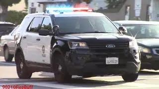 LAPD Pacific Units Responding Code 3