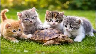 😂🐾 Playful Kittens Arguing for Food | Adorable Cats Eating Meat and Crunchy Kibble