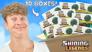 My Biggest Shining Legends Pokemon Card Opening...