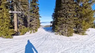 Silver Mountain - Skiing Tall Paul on an icy day so you don't have to