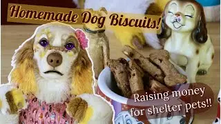 Make Tasty Dog Biscuits and Help Shelter Pets!! Bake Me Up Buttercup Ep. 5