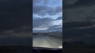 6 утра. Kazakhstan road trip. Рассвет в ВКО. Подъезжая к Оскемену. Закат. #kazakhstantravel