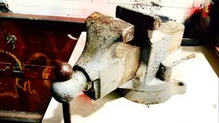 Como desarmar prensa de banco de 109 años Herramienta americana de 1912 REED Erie Pa USA vise