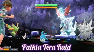 Defeat 5 Star Palkia Tera Raid Event - Pokemon Scarlet and Violet