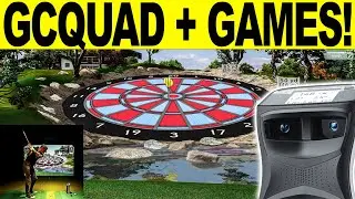 GCQUAD Golf Simulator GAMES! Golfisimo First Look & Review (Creative Golf 3D)