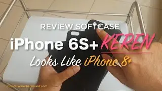 Softcase iPhone 6S Plus Hitam Murah Bagus Seperti iPhone 8 Plus