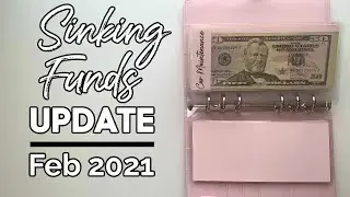 SINKING FUNDS UPDATE | February 2021 Budget | Cash Envelope System | Counting my Sinking Funds