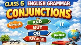 Class 5 English Grammar Chapter 9 - Conjunctions #english  #class #grammar #conjunction
