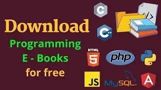 Free Programming Languages E-books || Python, C, C++, Java, SQL, Data Structures and Algorithms