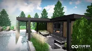 Washington, Michigan- Louvered Roof- Motorized Pergola Design