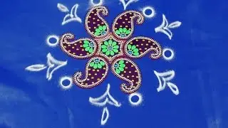 DIY - kundan rangoli, how to make adjustable kundan rangoli for Diwali by meartist.in