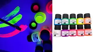 ARTME Glow in the Dark Textile Paint 20ml x10pcs