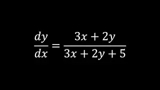 Reduction To Separable Variables - PROBLEM 1  |  First Order, Ordinary Differential Equations