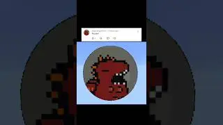 Making my subscribers logo pixel art || #minecraft #pixelart #shorts