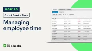 How to manage your employee's time in QuickBooks Time