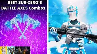 Best SUB-ZERO'S ICE AXES & BATTLE AXES Combos (SCORPION SKIN SOON?!)