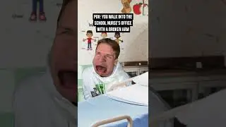 Little Boy Walks Into The School Nurse's Office With A Broken Arm #shorts