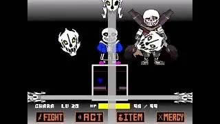 Ink sans phase3 SHANGHAIVANIA Hard mode  New version(color) by iloveChara【UNDERTALE AU】