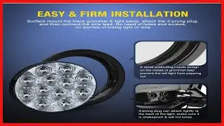 Ultra Bright Round LED Reverse Lights For Safer And Clearer Night Driving
