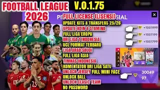 Football League 2026 Mod Unlimited Money| FULL LISENSI| Update Kits & Transfers 2025/26