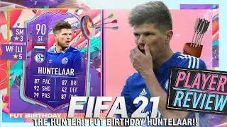THE HUNTER! 🏹  90 FUT BIRTHDAY HUNTELAAR PLAYER REVIEW! FIFA 21 ULTIMATE TEAM