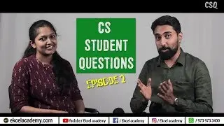 Company Secretary Student Questions : Episode 2 - 50 days Study Plan