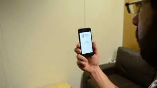 Measuring signal strength from an Estimote beacon
