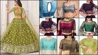 Latest Net Lehenga Blouse Designs 2025 | Lehenga Net Blouse Design Images |Net Lehenga Blouse Design