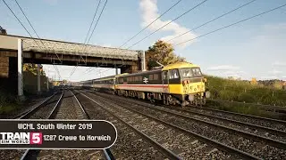 Train Sim World 5 - WCML South Winter 2019 - 1Z87 Crewe to Norwich