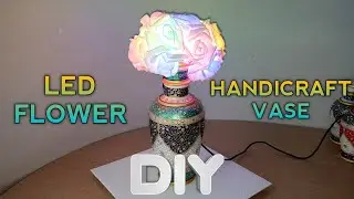 DIY LED FLOWER HANDICRAFT VERTICALVID | HOME DECOR STYLE DESIGN | INTERIOR DECORATION | #SHORTS