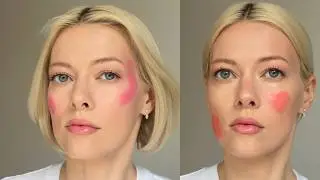 How to Apply Blush for Your Face Shape | Lifted, Sculpted Spring Look| Elena Rachitskaya