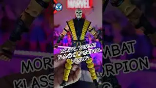 Mortal Kombat Klassic Scorpion posing #figuras #posing #poses #mortalkombat #mcfarlanetoys #toys