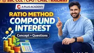 Ratio method of Compound Interest #youtube #education #aplusacademy #asheeshsir #maths #viral 