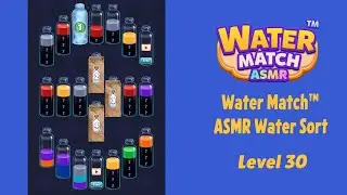 Water Match&trade; - ASMR Water Sort Level 30 Walkthrough | Gameplay Solution