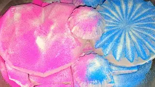 Cotton-soft purple chalk 💜 | Blue pigment dust 💙 | Ultra soft & calming ASMR 