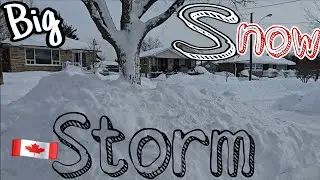HAVEY SNOW Storm Toronto Canada 🇨🇦 25 January  2026 