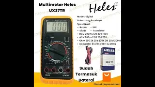Multimeter Heles UX37TR Multitester Digital UX 37 TR Tester Besar